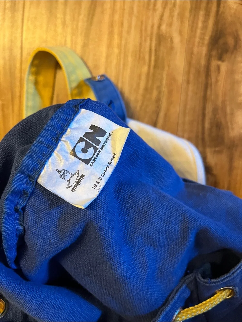 Cartoon Network Blue and Yellow Kids Character Backpack